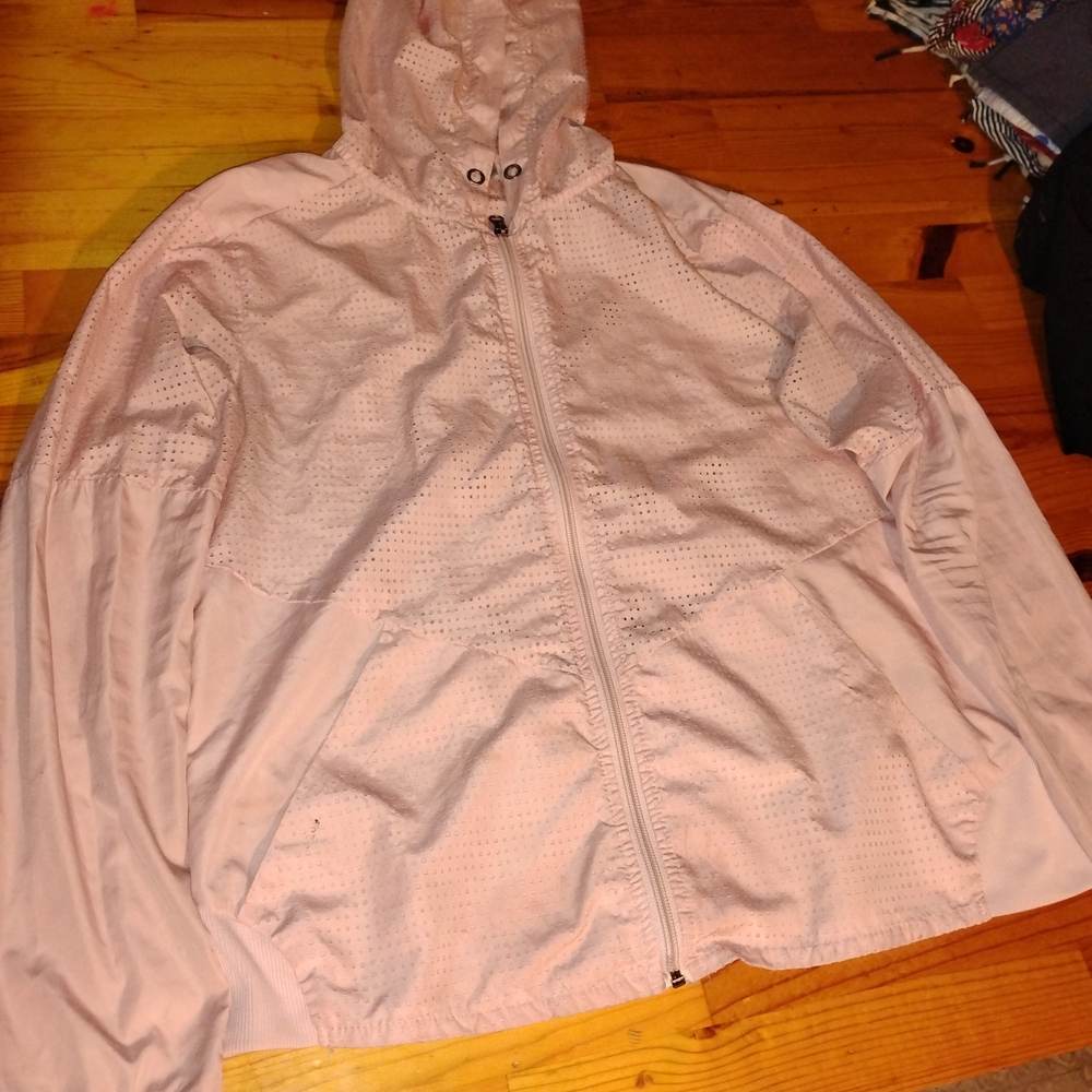 A New Day Blush Pink Perforated Jacket - Picture 1 of 4